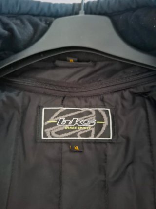 Chaqueta de moto BKS azul