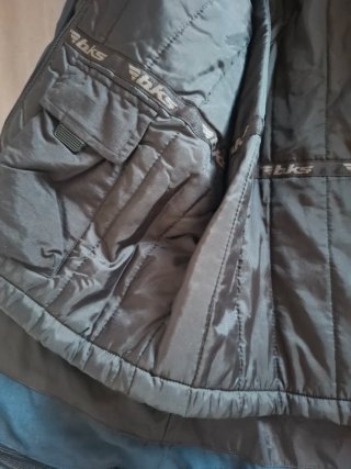 Chaqueta de moto BKS azul