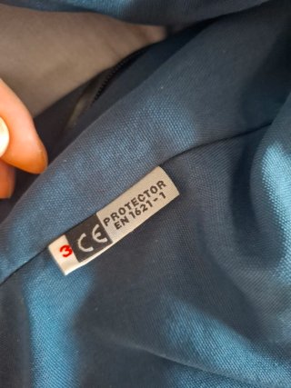 Chaqueta de moto BKS azul