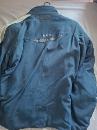 Chaqueta de moto BKS azul