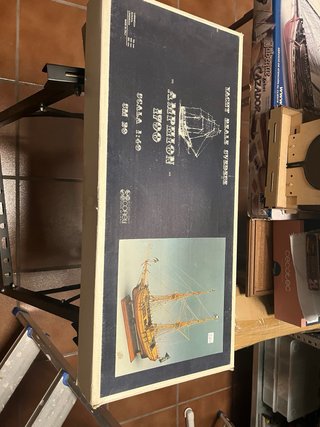 Maqueta Barco Amphion 1790 Escala 1:40