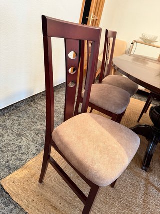 Mesa comedor extensible + 6 sillas