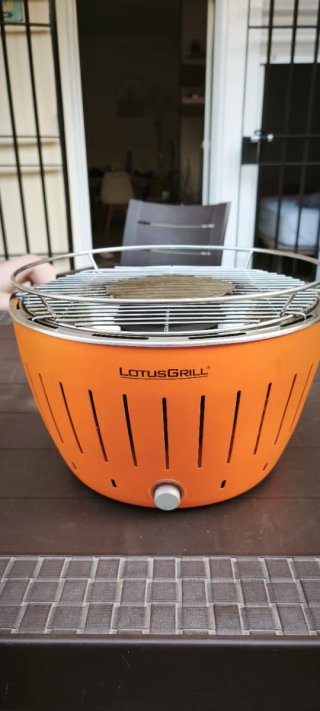 LotusGrill Naranja Barbacoa Sin Humo