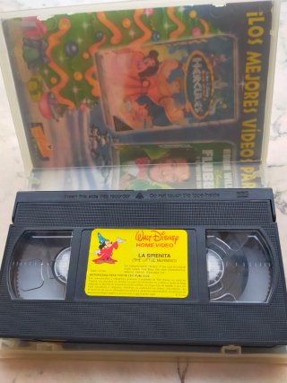 VHS La Sirenita - Clásicos Disney Español