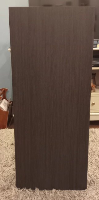 Armario de baño Ikea madera y cristal