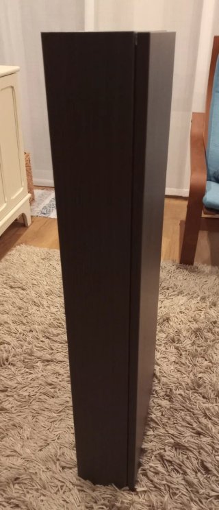 Armario de baño Ikea madera y cristal