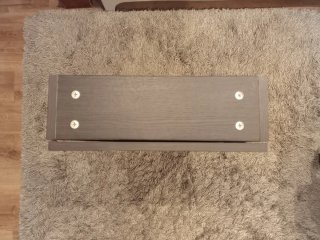 Armario de baño Ikea madera y cristal