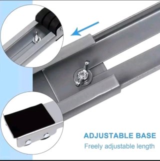 Carrello Base Regolabile Lavatrice 43x69 cm Elettr