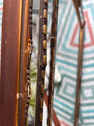 Espejo Dorado Ornamentado
