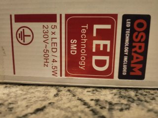 Lámpara de techo LED 5x4.5W