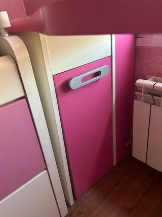 Cama nido con cajones y muebles