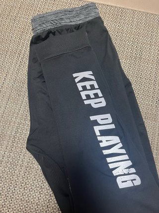 Pantalón chándal niño gris y negro
