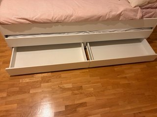 Cama SLAKT IKEA con cajones