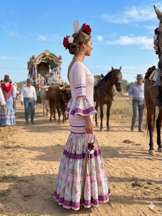 Vestido Gitana Talla XS - Un solo uso