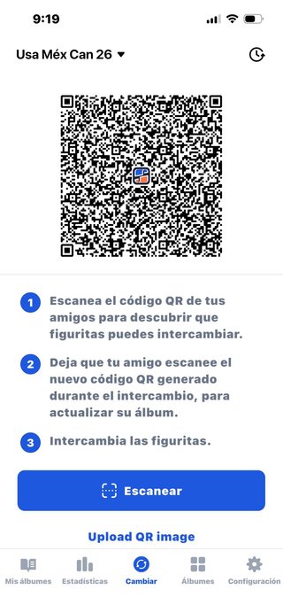 Cromos Mundial 2026 - Intercambio