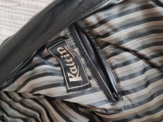 Cazadora Piel Negra Vintage