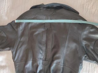 Cazadora Piel Negra Vintage
