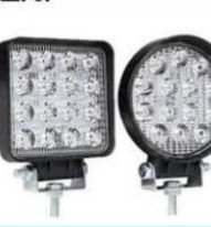 FOCO TRABAJO 14 LED 48W 12-24V REDONDO ,