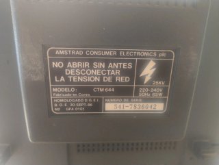 Monitor Amstrad CTM 644 Color