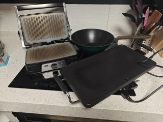 Grill, Wok y Plancha Eléctrica
