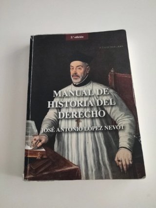 Manual de historia de derecho