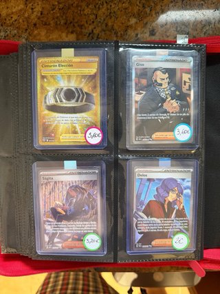 Cartas de Entrenador, Items... Pokemon TCG.