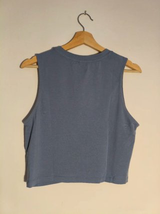Camiseta sin mangas azul Lefties. Talla XL