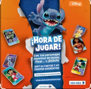 Cromos Carrefour Hora de Jugar Disney