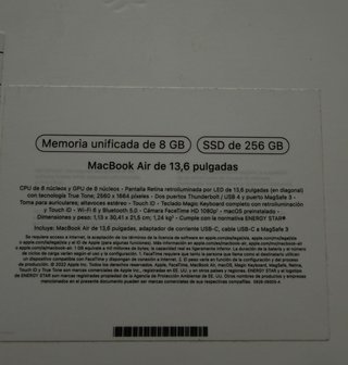 MacBook Air 13.6 M2 2022 Azul Marino