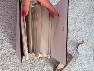 Tracolla Michael Kors Beige Oro