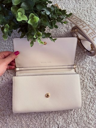 Tracolla Michael Kors Beige Oro