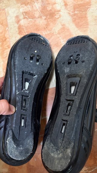 Zapatillas Ciclismo Carretera Negras talla 46