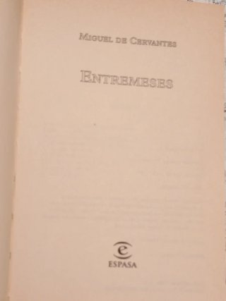 Entremeses