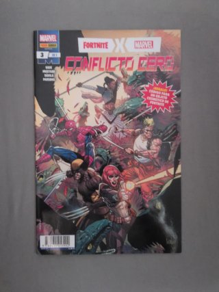 Comic fortnite conflicto cero x Marvel