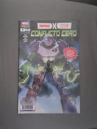 Comic fortnite conflicto cero x Marvel