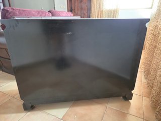 Mueble Oriental Negro Lacado Flores Doradas