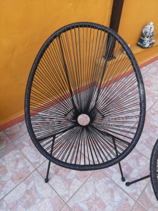2 Sillones Acapulco con cojines flor