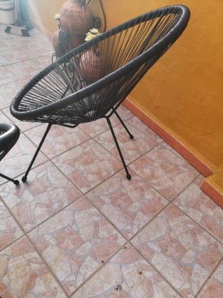 2 Sillones Acapulco con cojines flor