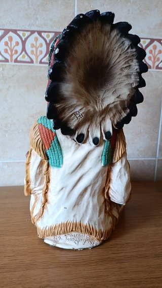 Lote 3 Figure Indiani Vintage Universal Statuary