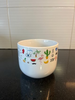 3 Tazas de Cerámica Multicolor