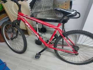 Bicicleta de Montaña Roja, talla S