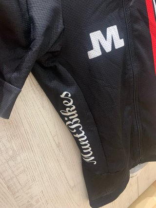 Maillot Ciclismo Castelli Talla S Negro/Rojo