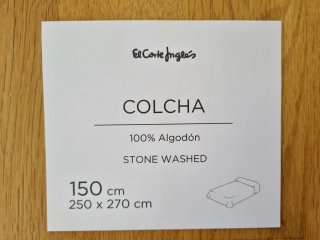 Colcha El Corte Inglés Cama 150 Verde
