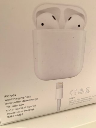 Caja Airpods Apple Blanca