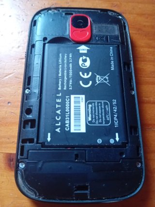Teléfono Móvil Alcatel Negro