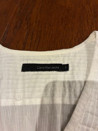 Camisa Calvin Klein Blanca Mujer
