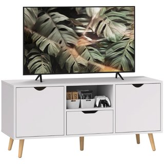 Mobile Porta TV max 50" con Cassetto, Ripiano Aper