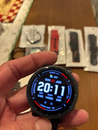 Amazfit Active Max Smartwatch Negro/Rojo