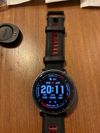 Amazfit Active Max Smartwatch Negro/Rojo