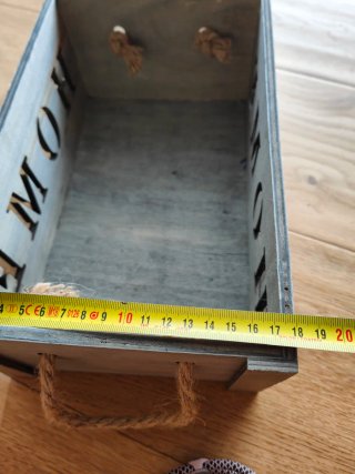 Caja de madera decorativa HOME